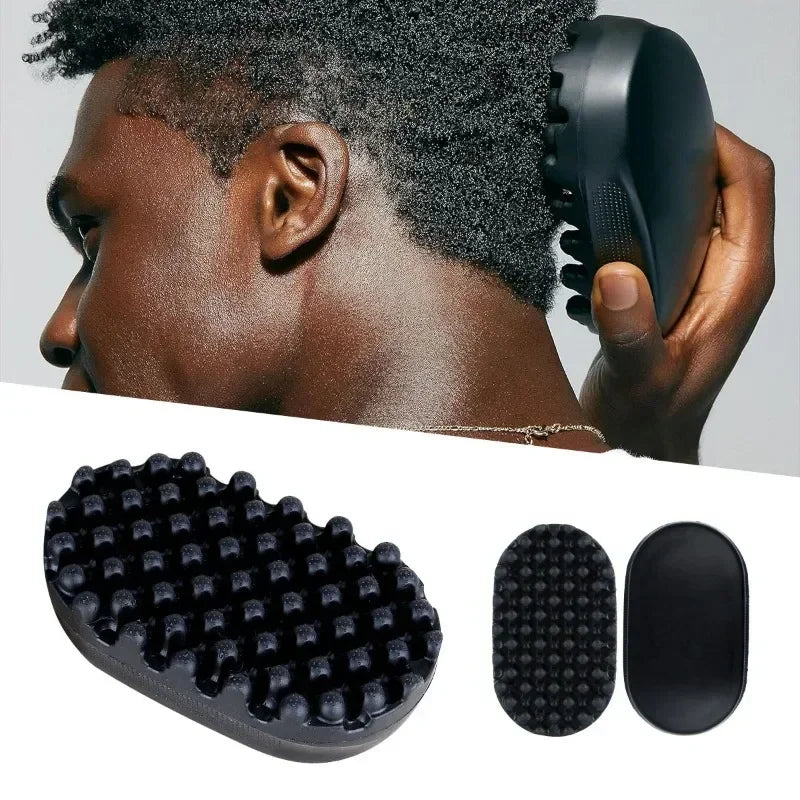 Curling Hair Sponge Barbers Styling Dreadlock for Black Curls Hairdressing Massage Cleaning Tools for Men Afro Curl Brush Halalzen
