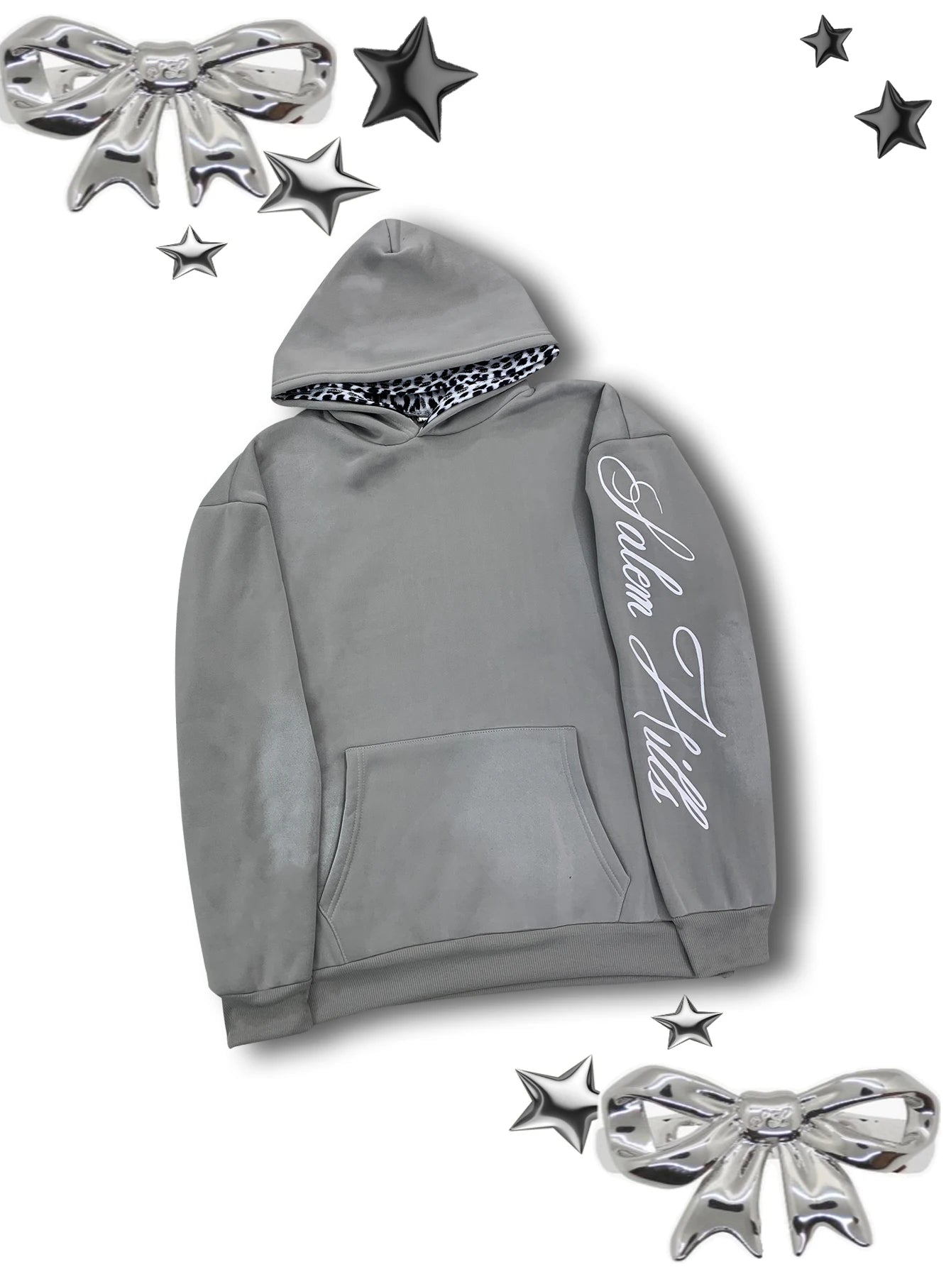 European and American autumn and winter long sleeved hooded sweatshirt, punk printed jacket, y2k street trend ins