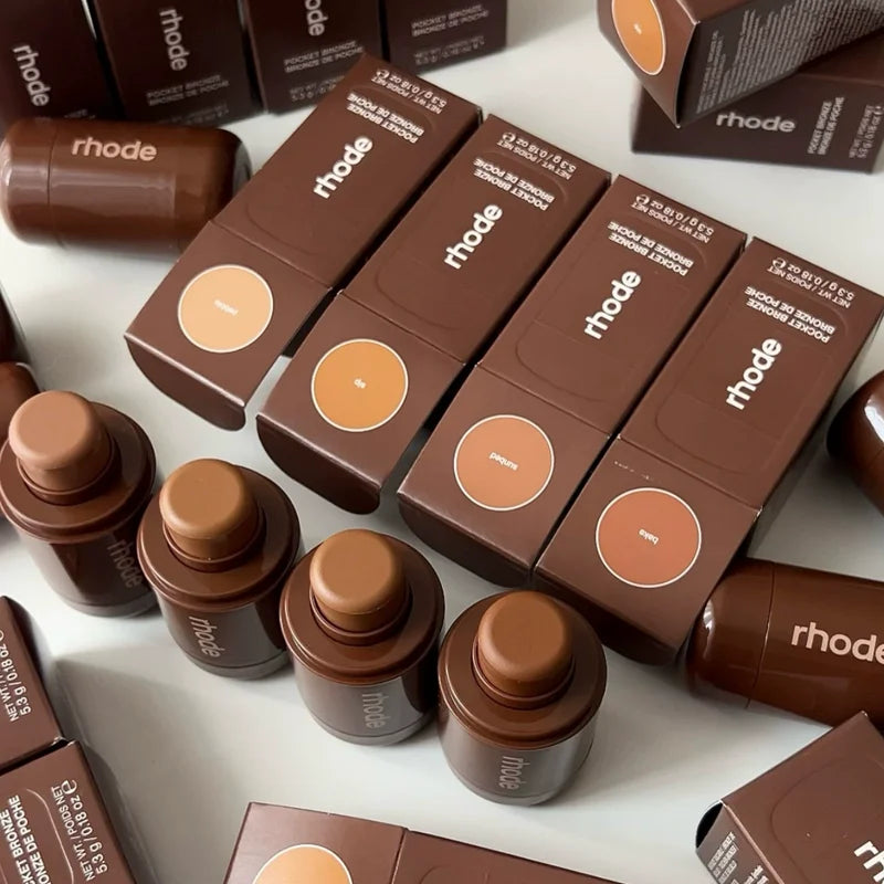 Rhode Powder Pocket Blush Hydrating Contouring Shading Face Nose Shadow Profile Natural Cream Lip Gloss Cheek Easy Apply Color