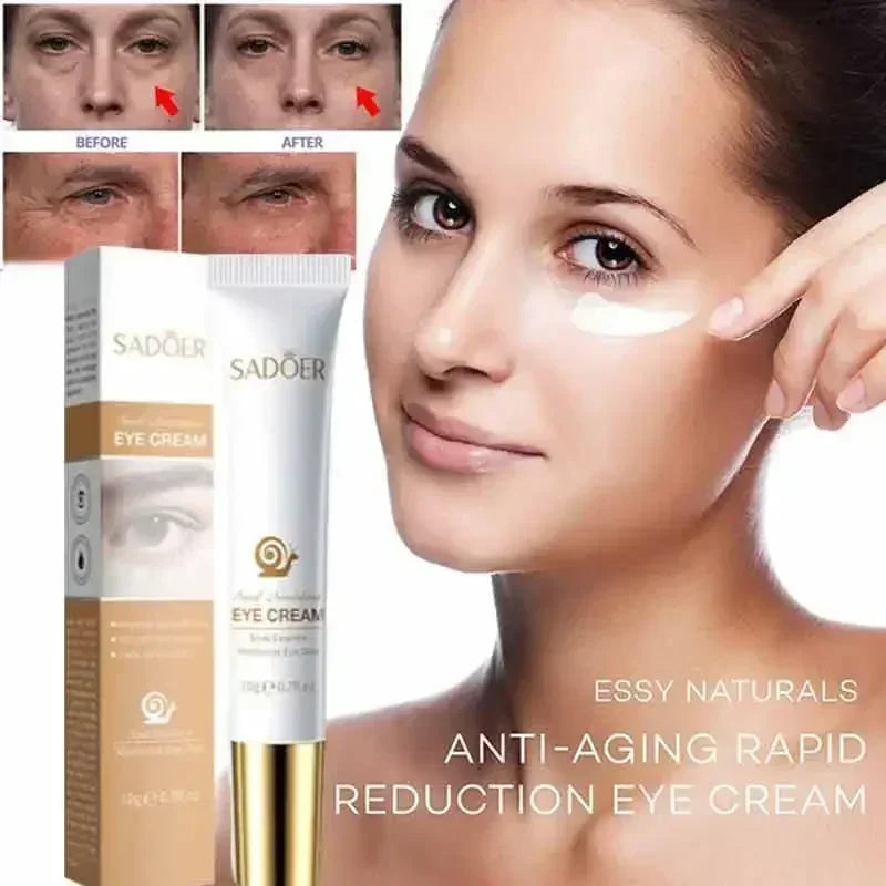 Instant Eye Cream For Anti Aging Dark Circles Bags Puffiness Great Under Eye Skin Face Tightening Eye Lift Treatment Care Halalzen