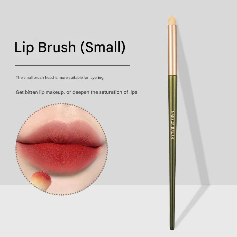 GECOMO Round Head Lip Brush Lipstick Coloring Smudge Brush Concealer Brush Lip Makeup Brush Multi-function Beauty Tool Halalzen