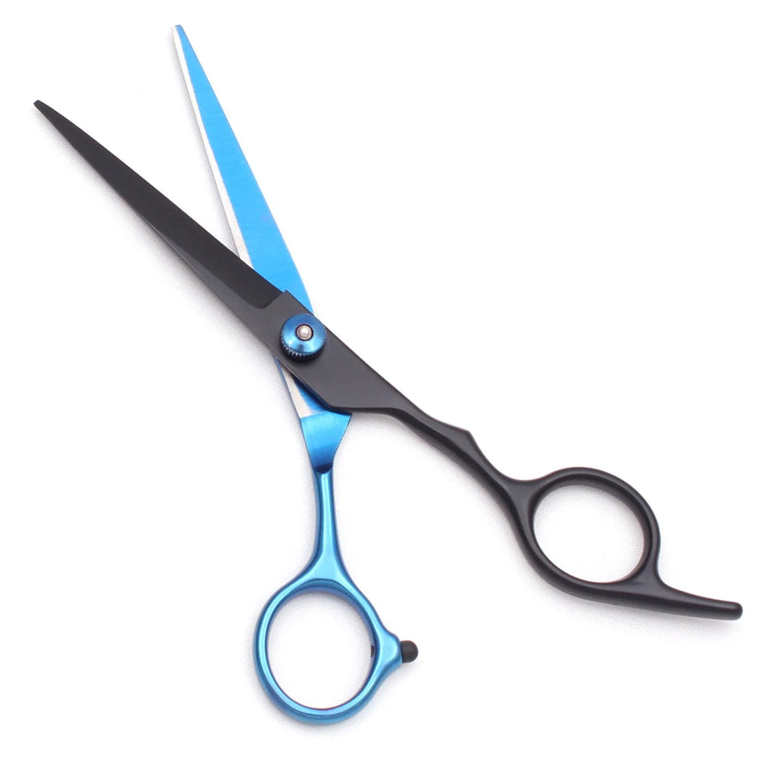 Hairdressing Scissors Blue Japan Stainless Hair Scissors Salon Cutting Scissors Barber Shop Thinning Shears Comb Razor C1001 Halalzen