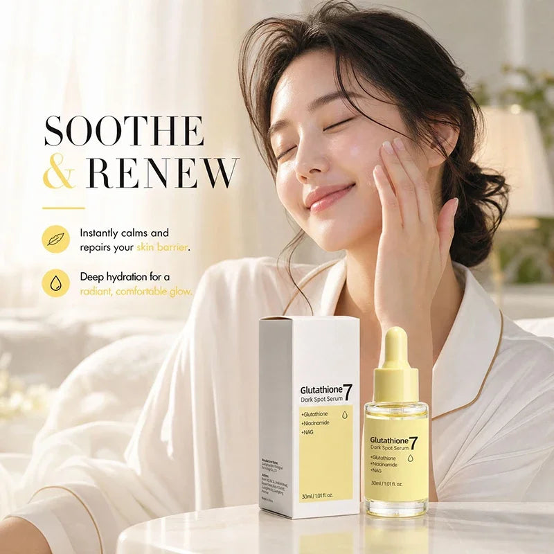Glutathione 7 Black Spot Essence Serum Brightening Hydrating Face Care Niacinamide Dark Spot Corrector Moisturizing Skin Care