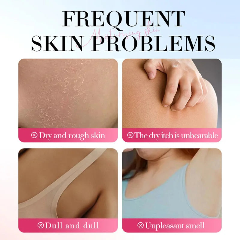 SADOER Sakura Fragrance Body Lotion Moisturizing Hydrating Whitening Body Glitter Cream Neck Hand Arm Leg Skin Care Products