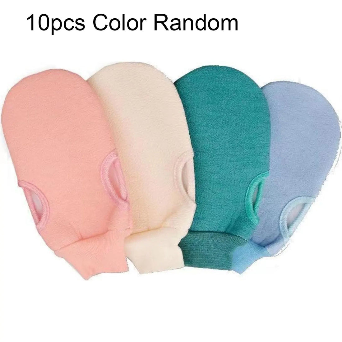 4pcs Bath for Peeling SPA Exfoliating Shower Brush Body Cleaning Scrub Mitt Rub Dead Skin Gloves Shower Towel Foam Body Massage Halalzen