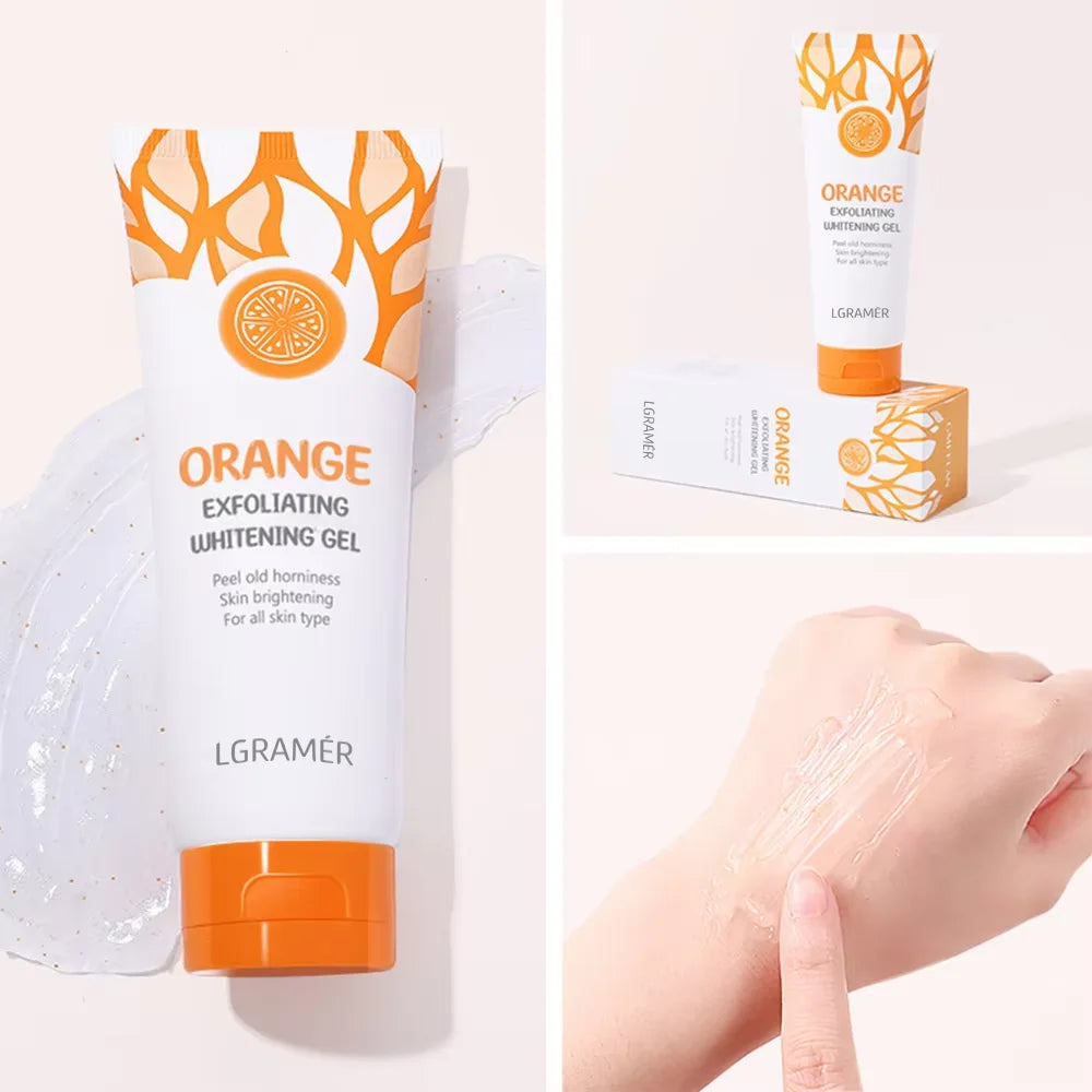 50g Orange Exfoliating Gel Dead Spot Remover Brighten Peeling Gentle Repair Scrub Whiten Moisturizer Hydrating Korean Skin Care