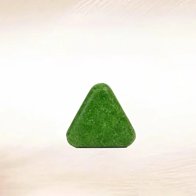 Green Natural Arborvitae Leaf Shampoo Bar Hair Loss Effectively Dandruff Strengthens Hair Roots Controls Oil Solid Shampoo Bar