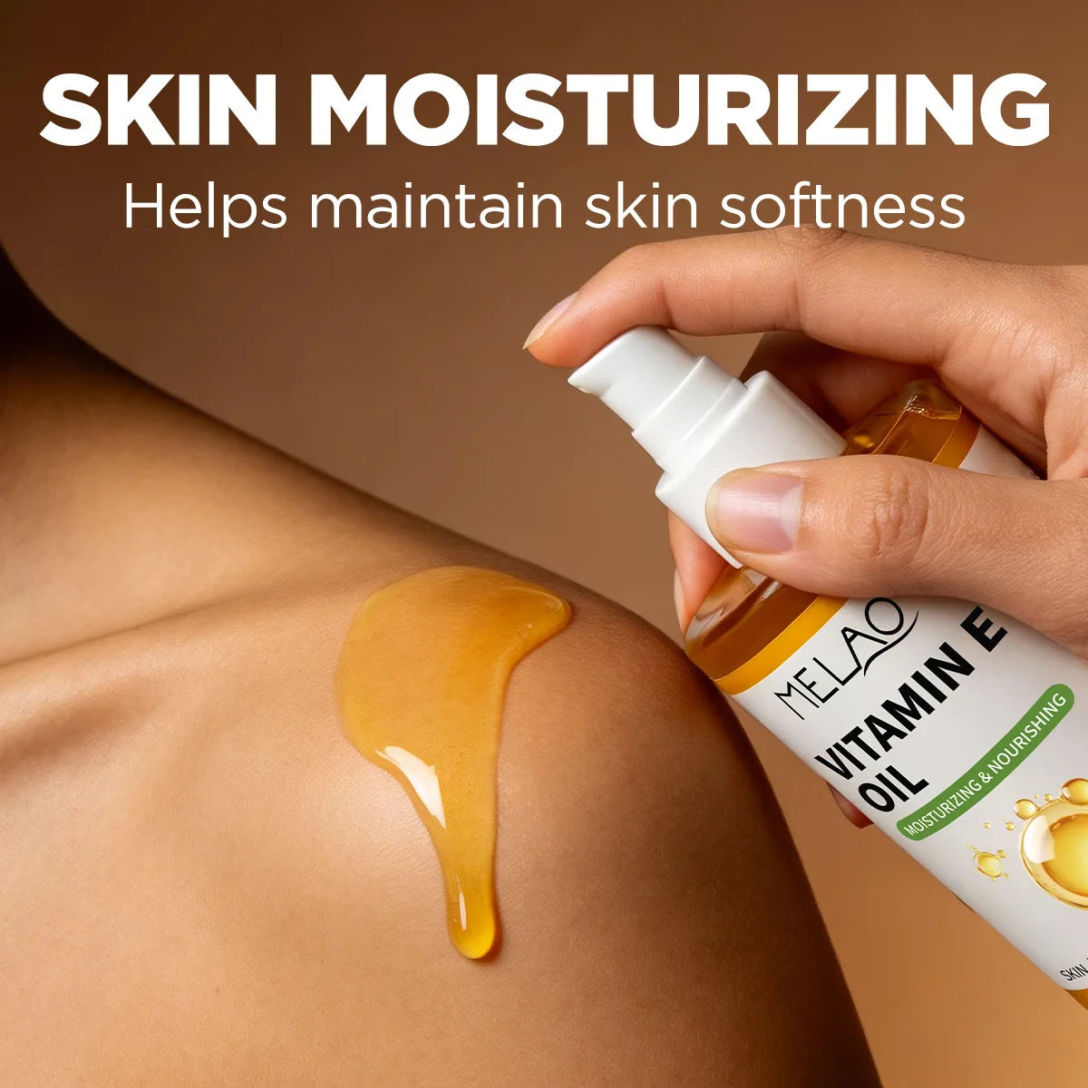 237ml Natural Vitamin E Essential Oil For Massage Skin Care Scraping Shower Face Body Nail Hair Eyelash Universal Daily Care
