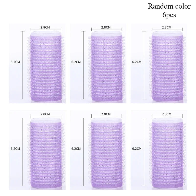 Hair Rollers Self Grip Hook Hair Curlers Heatless Roller Salon Dressing Curlers Jumbo Size Sticky Hair Styling Tools Halalzen
