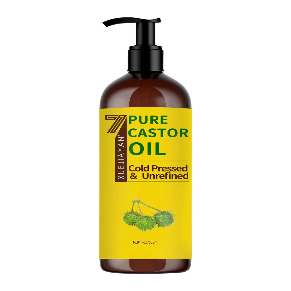100% Pure And Castor Oil For  Eyelashes Hair Growth, And Eyebrows - Carrier Oil For Essential Oils, Aromatherapy And Massage
