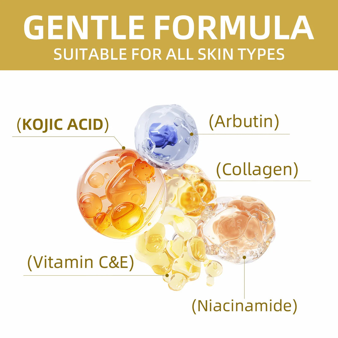 4X Glutathione Bright Kojic Acid Radiance Skincare - Eliminates Spots, Evens Tone, Smooths & Hydrates, 60g