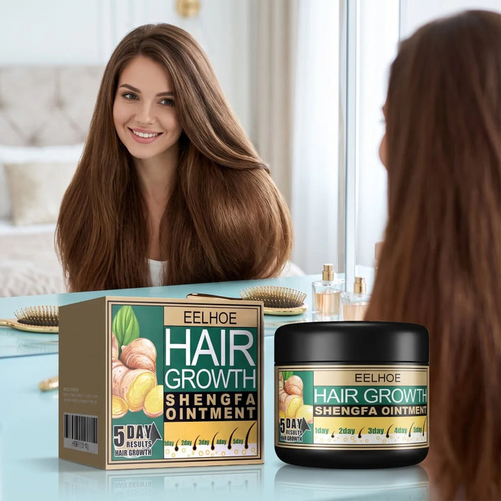 Ginger Hair Growth Ointment Activate Hair Follicles Reduce Hair Loss Boost Thicker Hair Improve Sparse Thin Hair Care Cream