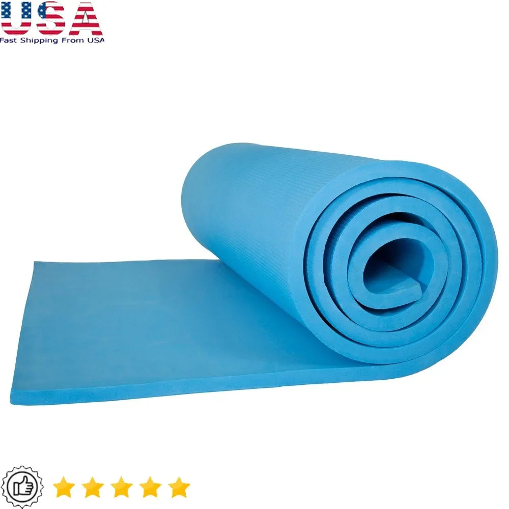 Lightweight Foam Sleeping Pad with Carry Strap Non-Slip Design Perfect Camping Hiking Backpacking Yoga Outdoor Use