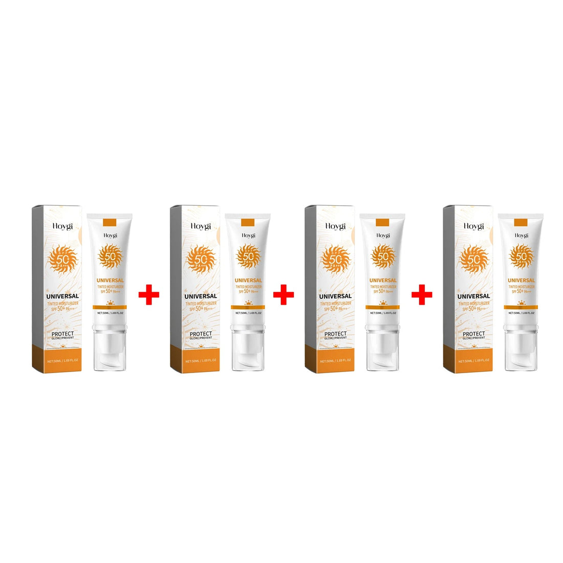 All in One Spf50 Sunscreen Brightening Foundation Cream Cover Anti UV Face Moisturizer Isolation Bleaching Sunscreen Lotion 50ml Halalzen