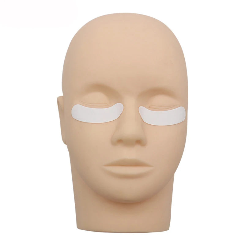 25/50/100/200/500 No.2 Thick Silicone Eyelash Pad Patch Under Eye Pad For Eyelash Extension Silicone Pad Eyelash Extension Tool