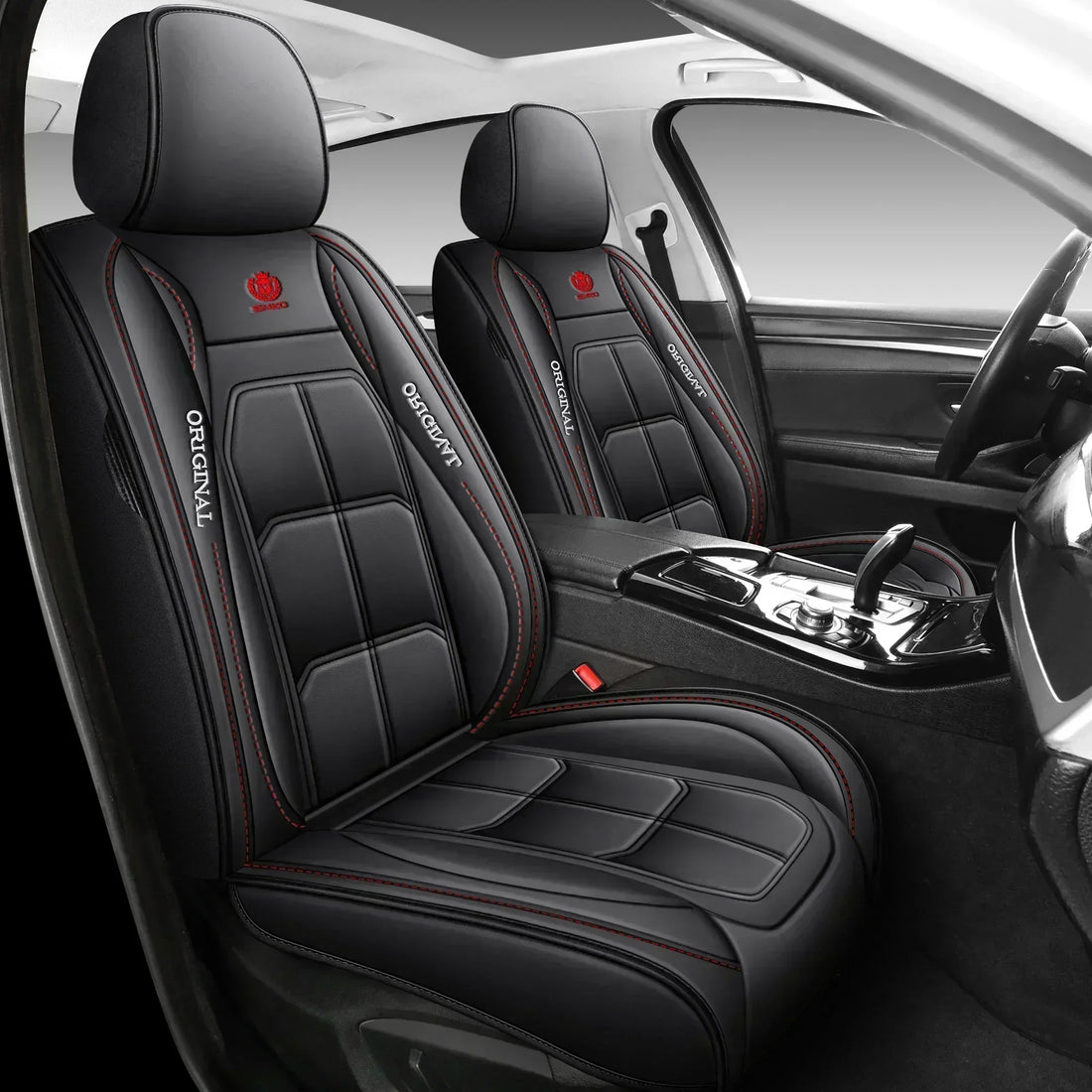 Car seat covers muscle fully covered artificial leather waterproof wear-resistant and soft，For Ford Ranger seat covers