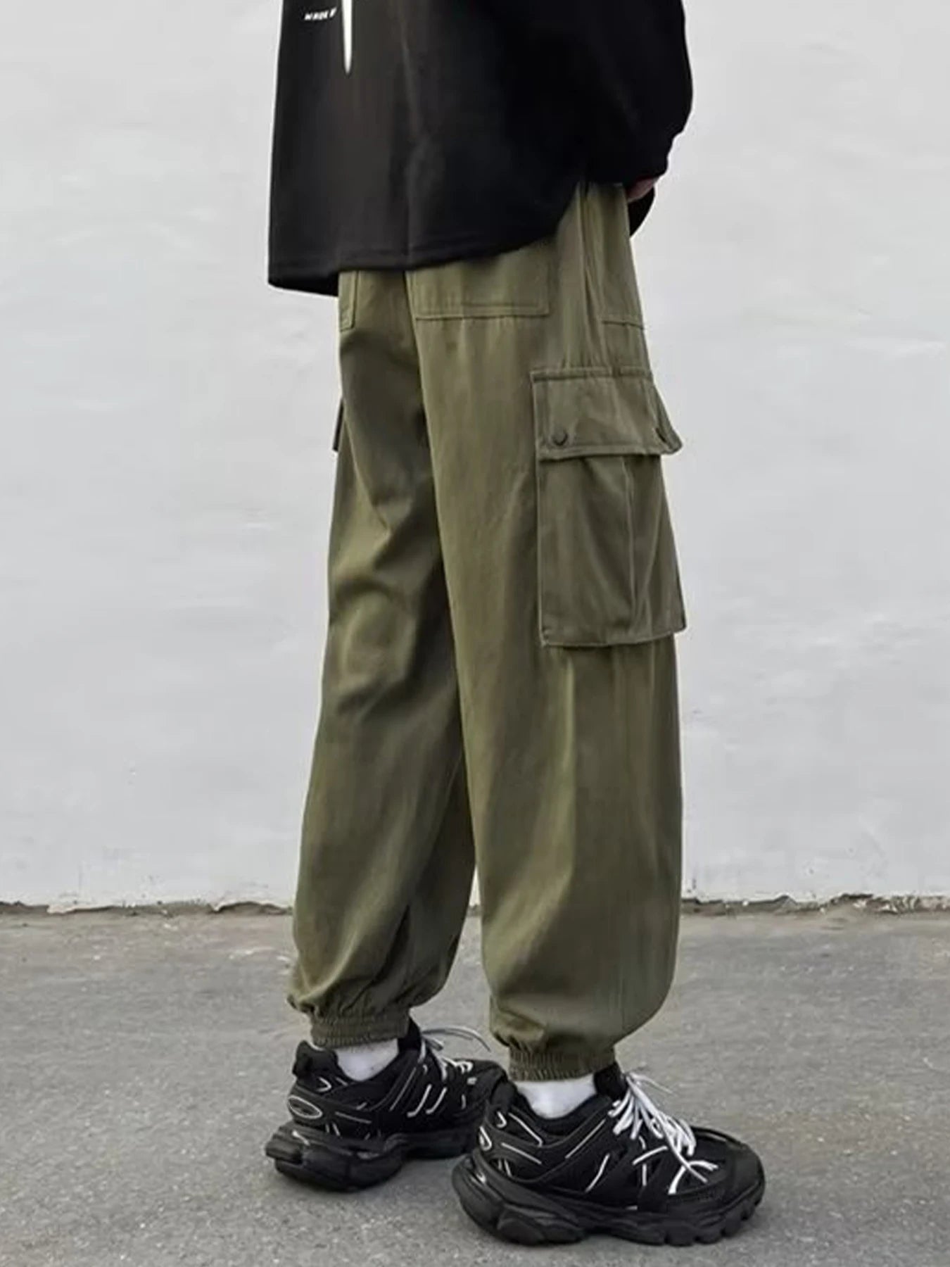 Cargo pants men's underpants underpants pant pants pants large ankle bottom pants work easy pants work fit pantsSummer andWinter