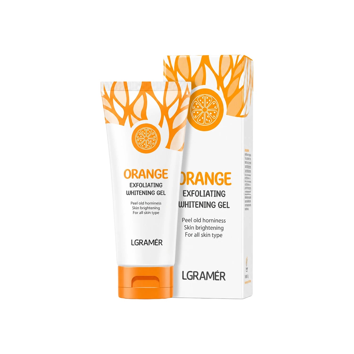 50g Orange Exfoliating Gel Dead Spot Remover Brighten Peeling Gentle Repair Scrub Whiten Moisturizer Hydrating Korean Skin Care