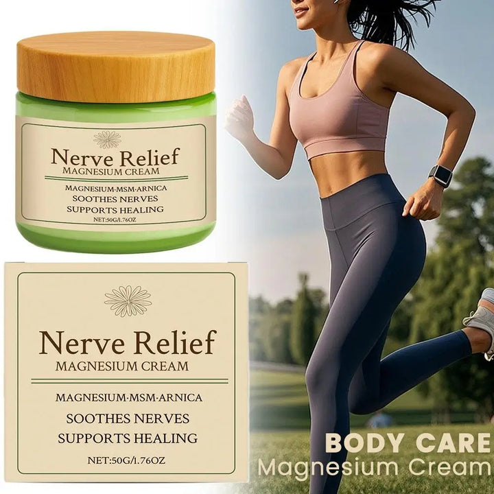 Nerve Relief Magnesium Cream with MSM & Arnica Soothes Daily Soothing Support Soothing Relief & Relaxatio Body Care Cream