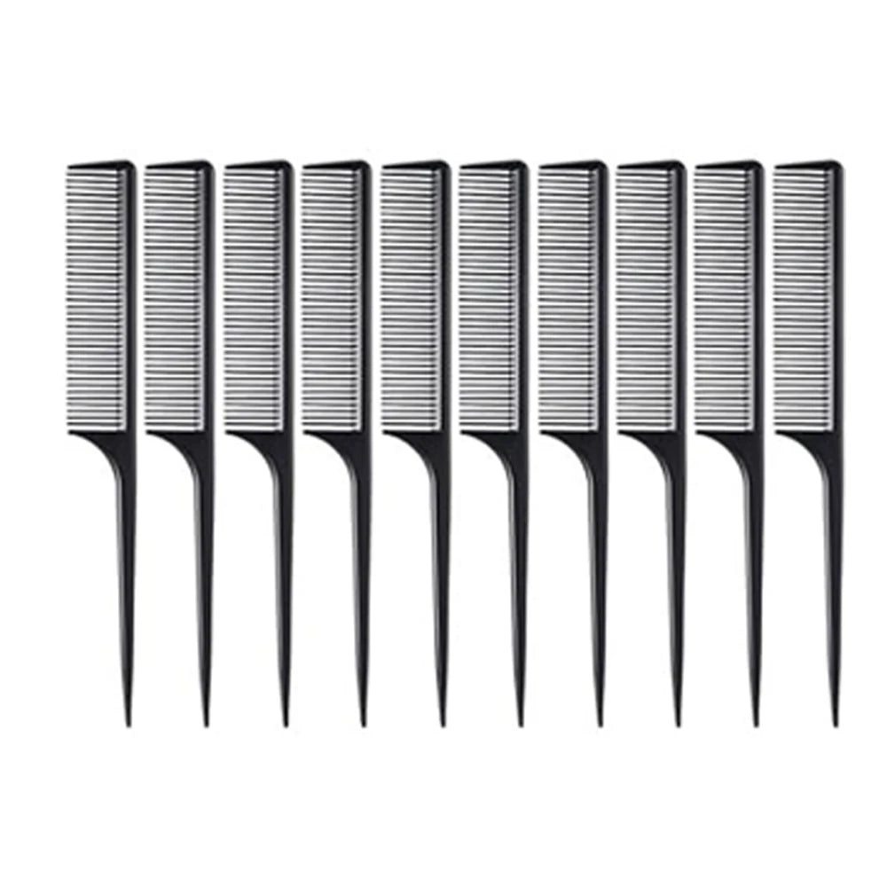 Wholesale 60 Pcs Rat Tail Comb Bulk Hair Styling Comb Plastic Anti Static Heat Resistant Tail Combfor Braiding Hair