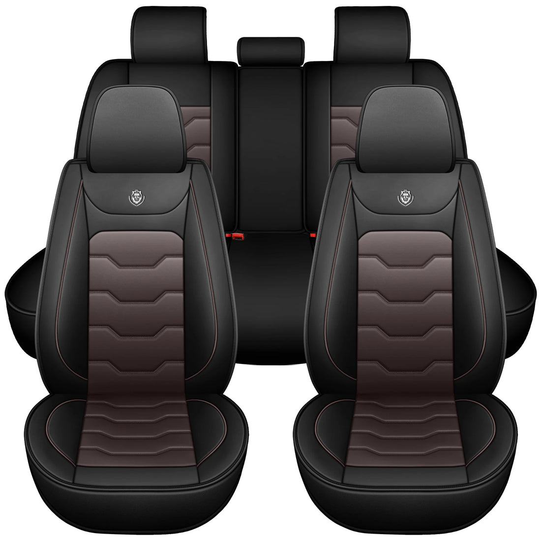 Full car 5-seat set car seat cover, suitable for Toyota Corolla 1997-2006, waterproof PU leather, full-surround protection desig