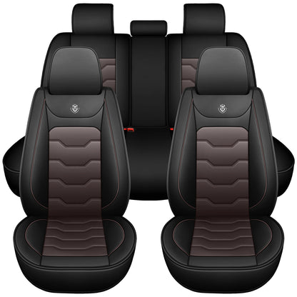Full car 5-seat set car seat cover, suitable for Toyota Corolla 1997-2006, waterproof PU leather, full-surround protection desig