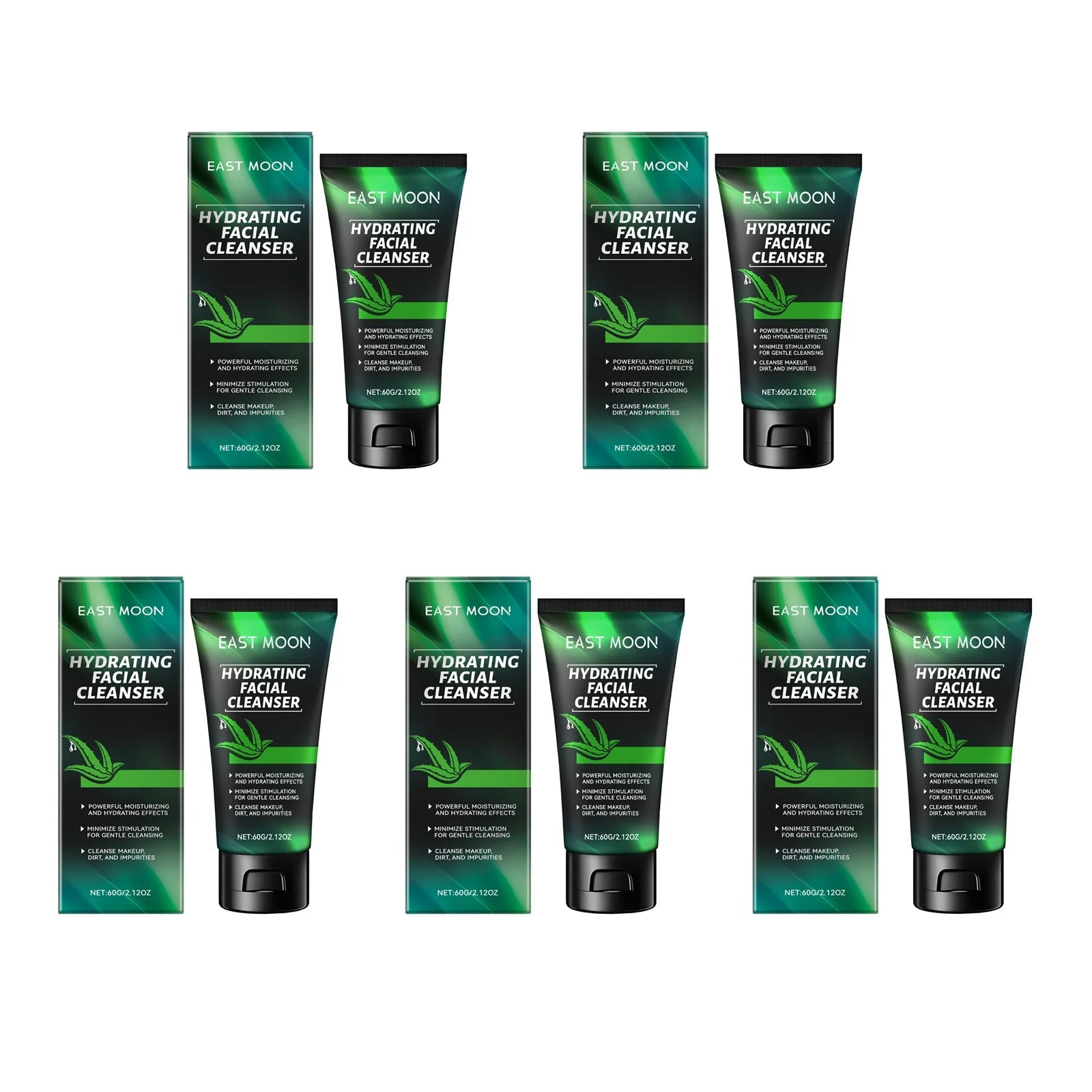 Gentle Hydrating Facial Cleanser Oil Control & Non-Tightening Improve Rough Dry Moisturizing Foam Wash Man Skin Care  Freshing Halalzen