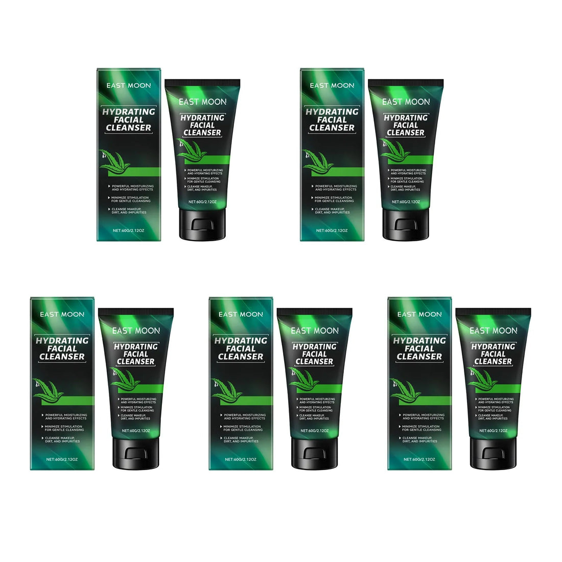 Gentle Hydrating Facial Cleanser Oil Control & Non-Tightening Improve Rough Dry Moisturizing Foam Wash Man Skin Care  Freshing Halalzen