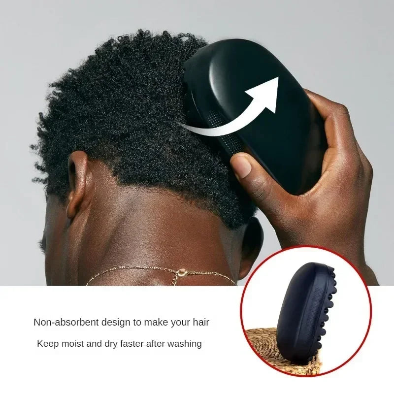 Curling Hair Sponge Barbers Styling Dreadlock for Black Curls Hairdressing Massage Cleaning Tools for Men Afro Curl Brush Halalzen