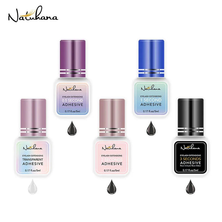 Professional 5ml 0.3S 0.5S 1S 2S 3S Eyelash Glue Fast Drying Strong False Eye Lash Extension Glue Adhesive Halalzen