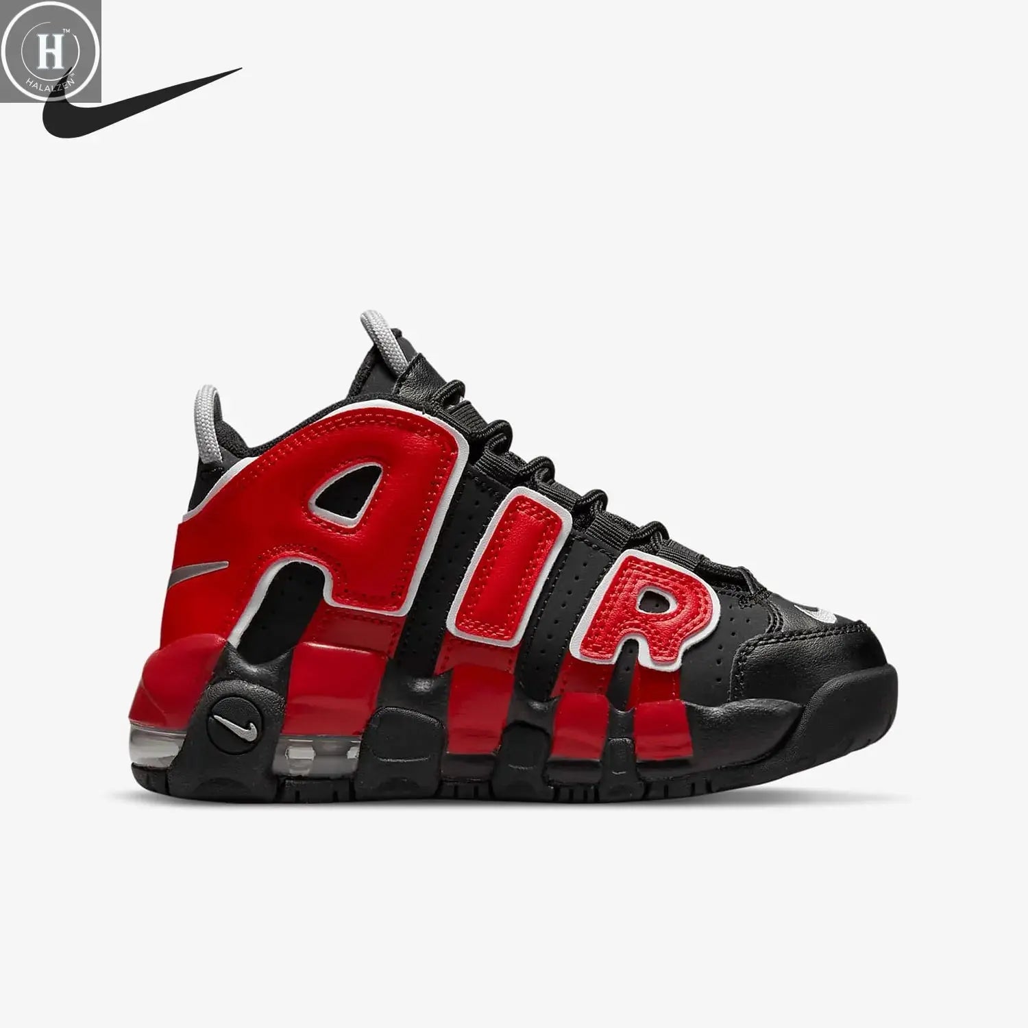 Nike genuine Air More Uptempo (GS) children's women's basketball shoes DM0019-001 HALALZEN