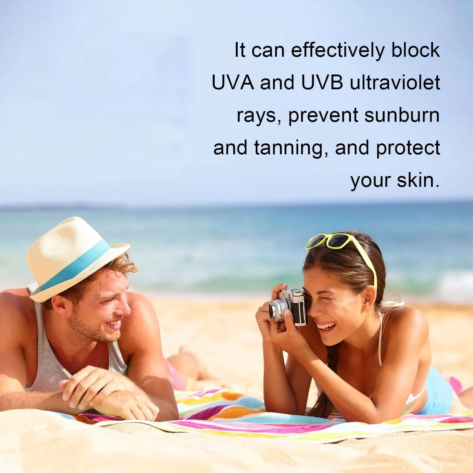 Sunscreen Lotion UV Protective Oil-Control Refreshing Skin Moisturizing Sun Isolate Makeup Hyaluronic Acid Concealer Sun Cream Halalzen