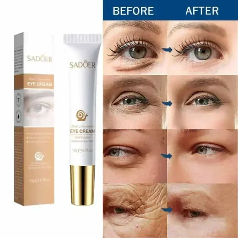 Instant Eye Cream For Anti Aging Dark Circles Bags Puffiness Great Under Eye Skin Face Tightening Eye Lift Treatment Care Halalzen