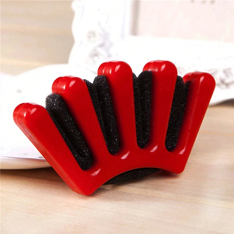 5-Finger Sponge Hair Braiding Tool, DIY Wave Curly Twist Styling Kit, Manual Hair Weaver Crimper for Women Girls Party Travel