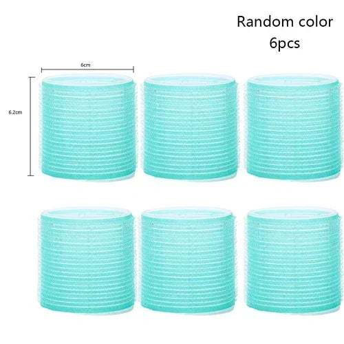 Hair Rollers Self Grip Hook Hair Curlers Heatless Roller Salon Dressing Curlers Jumbo Size Sticky Hair Styling Tools Halalzen