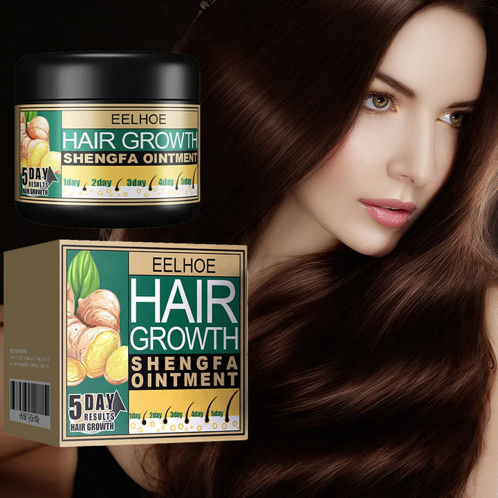 Ginger Hair Growth Cream Alopecia Regrowth Repairing Hair Loss Prevention Baldness Treatment Dense Strengthener Hair Care