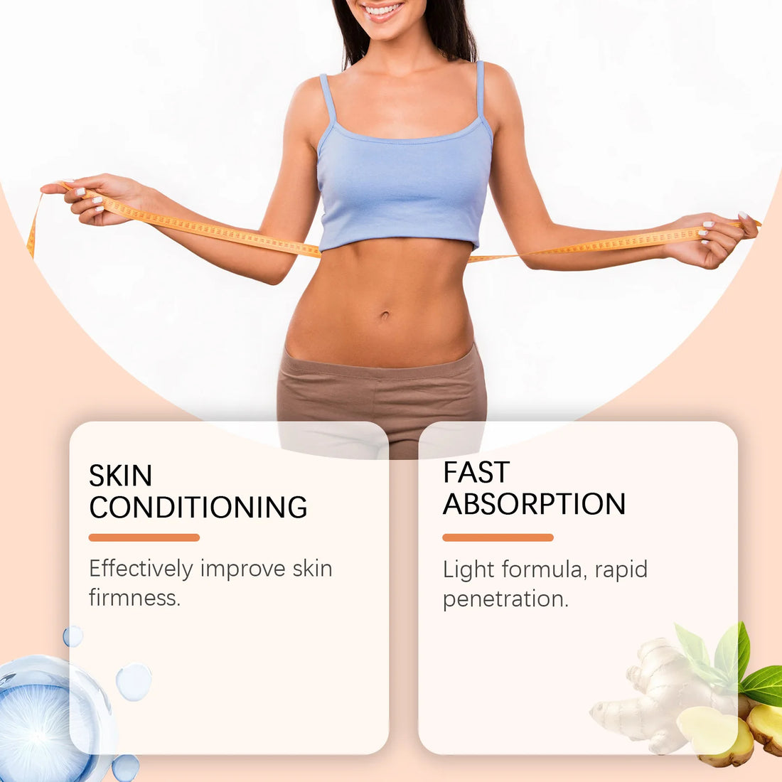 Firming Cream Gently Hydrates Improves Skin Texture Firming Elastic Detoxify Health Lose Weight Fat Burning Body Slimming Cream