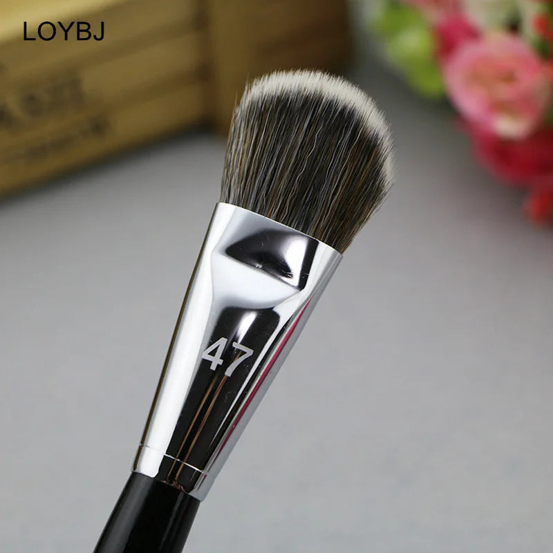 LOYBJ Professional Foundation Brush 47 Broom Head Liquid Foundation Shadow Concealer Brushes Women Face Base Makeup Beauty Tools Halalzen
