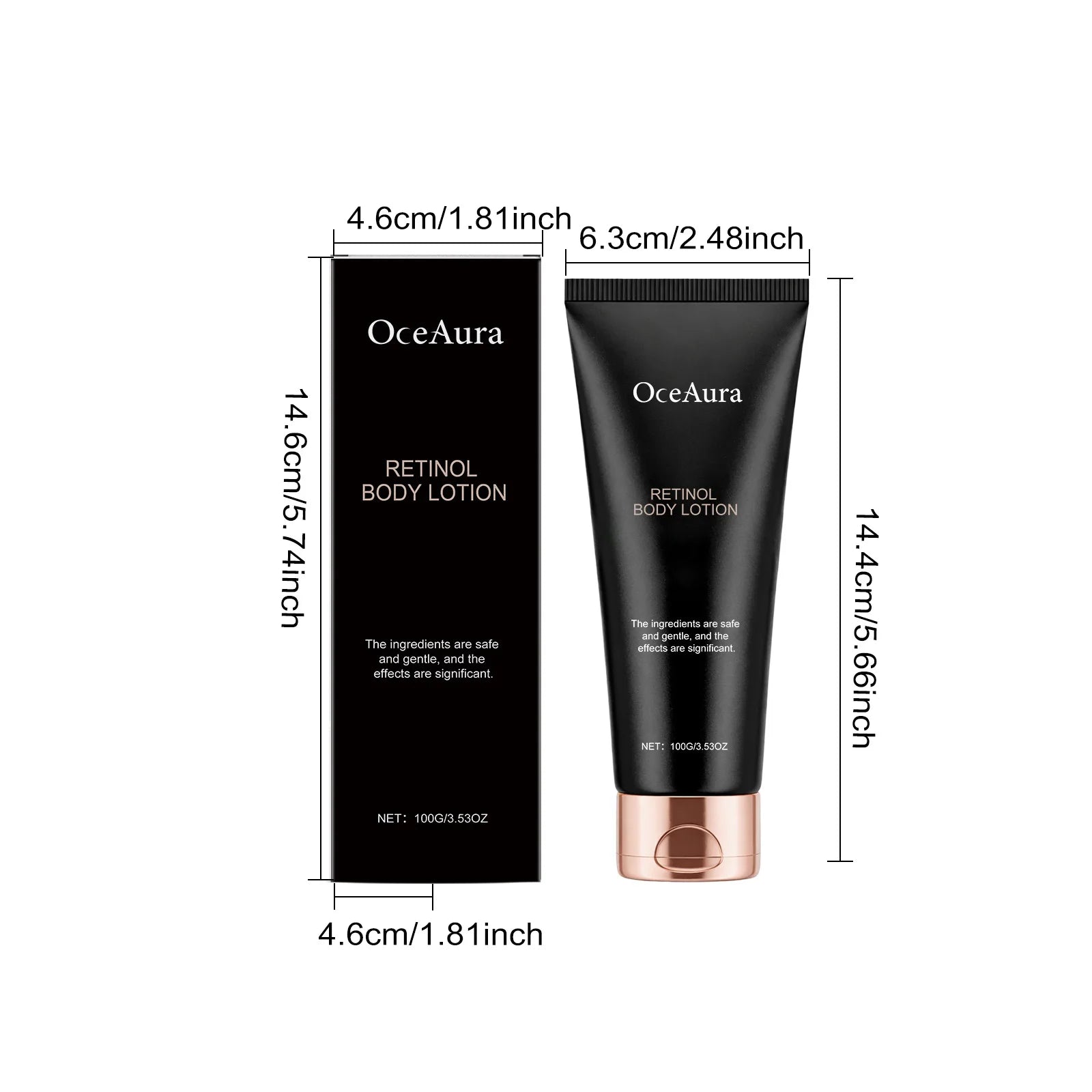 Retinol Body Lotion Smoothing Cream Shea Butter Moisturizer Ceramide Increase Elasticity Nourishing Treatment For Rough Skin