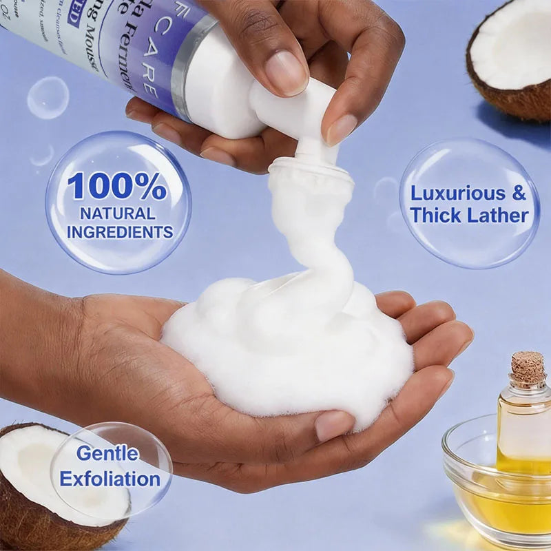 AFCARE Deep Clean Daily Cleanser Mousse Bifida Ferment Lysate Gentle Mouss For Sensitive Skin Refreshingly Soft Lightweight Foam Halalzen