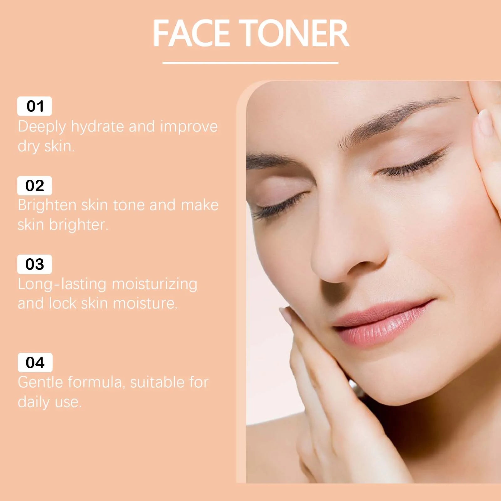 Vitamin C Hydrating Toner Moisturizing Brightening Refreshing Antioxidant Facial Essence Shrink Pores Smoothing  Face Skin Care