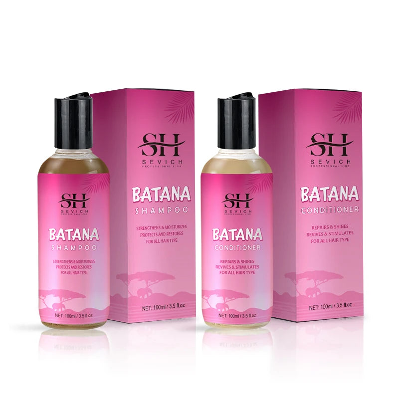 Batana Hair Growth Shampoo Conditioner Set Anti Hair Loss Treatment for Men Women Fast Thicken Regrowth Oil Beauty Health SEVICH Halalzen
