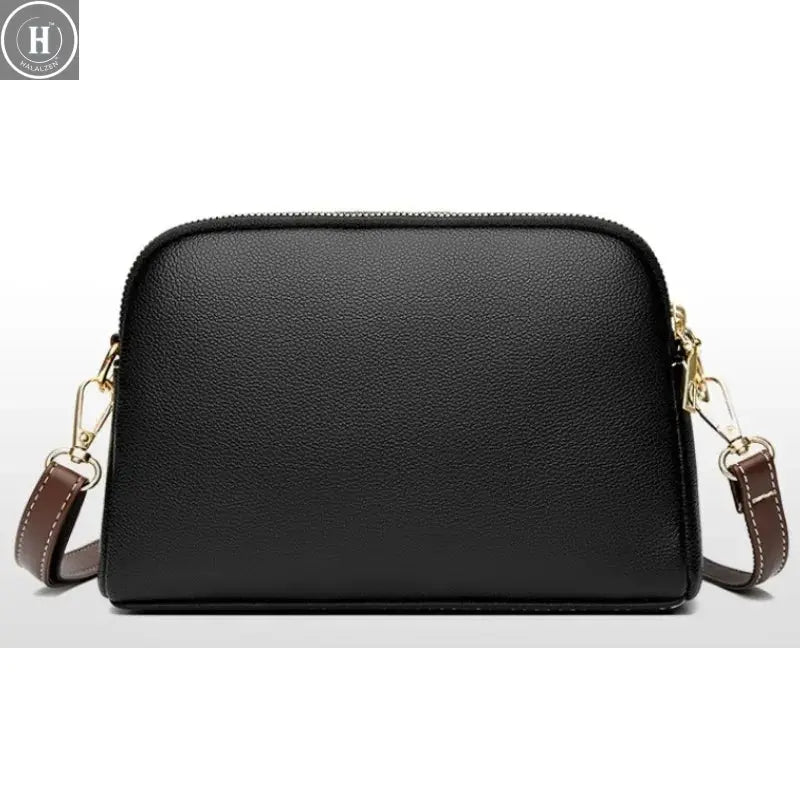 100% Genuine Leather Shoulder bag Women Handbag Designer Cowhide Flap Bag Luxury Women's Messenger Bags Crossbody Bags For Women HALALZEN