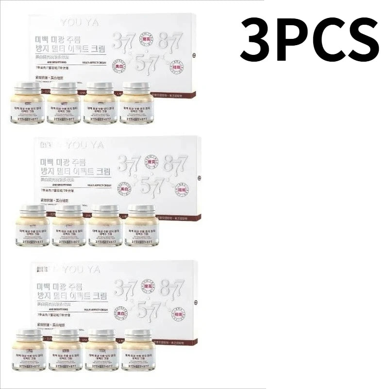 Brightening Multi-Effect Face Cream with Niacinamide & Ginseng Extract, Fade Dark Spots, Anti-Wrinkle & Hydrating 4pcs Set