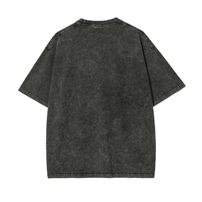 Motivate Can Tee Yes You Can Can Pattern Washed Casual Loose Short Sleeved Creepy Charming Inspiring Comfortable Top