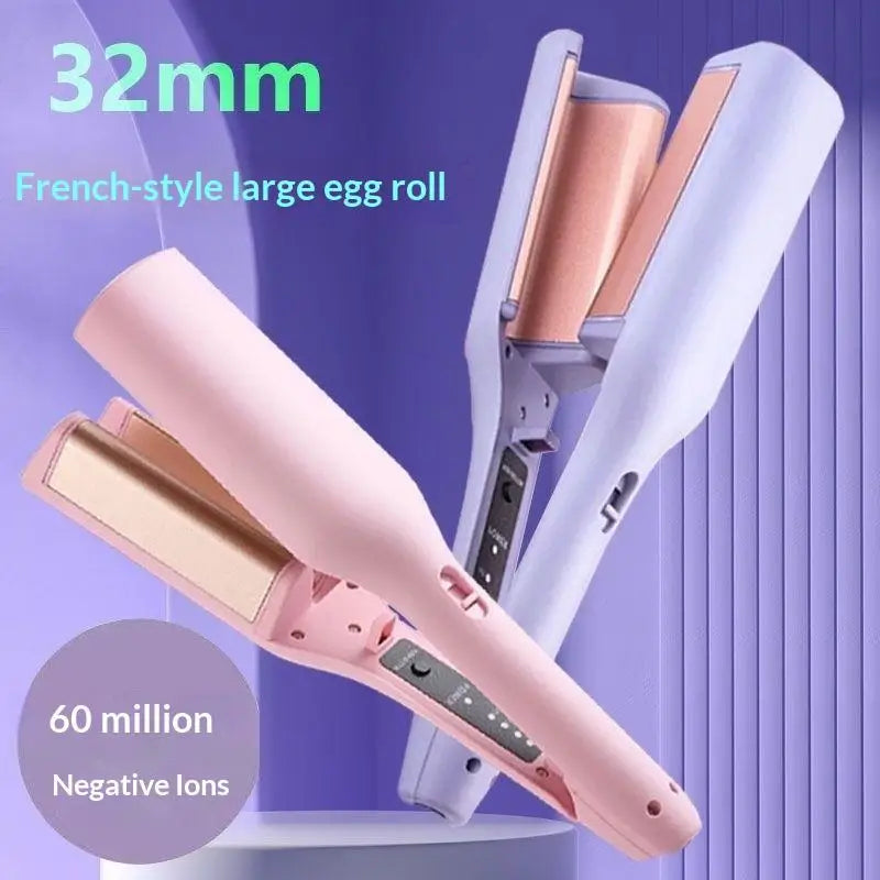 1PC Electric Hair Curler 32mm Large Wave Styling Ceramic Hair Long Lasting Curling Iron Styling Tool Curling Wand Hair Waver.