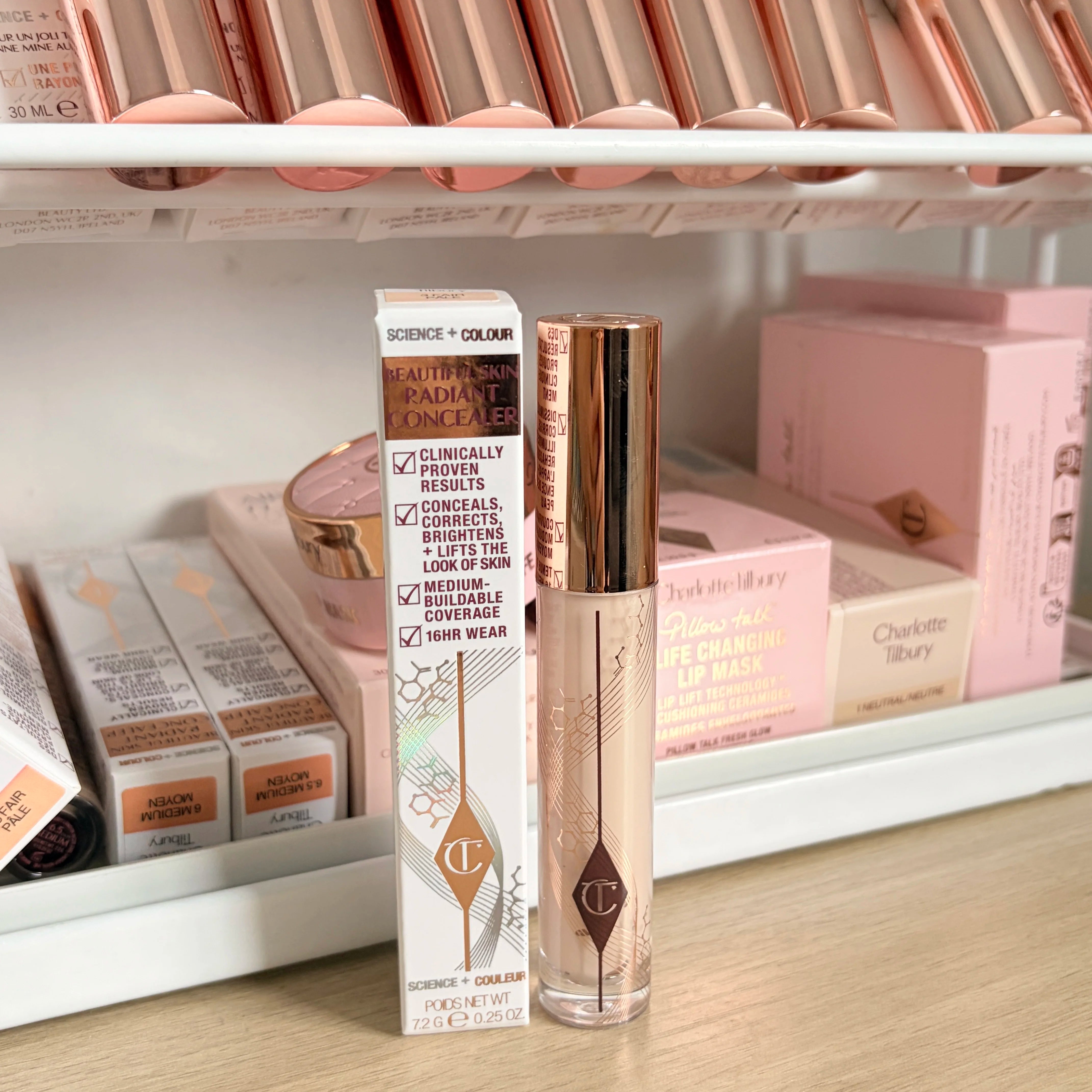 Charlotte Tilbury Airbrush Flawless Blur&beautiful Skin Radiant Concealer Unreal Skin Sheer Glow Tint Hydrating Foundation Stick