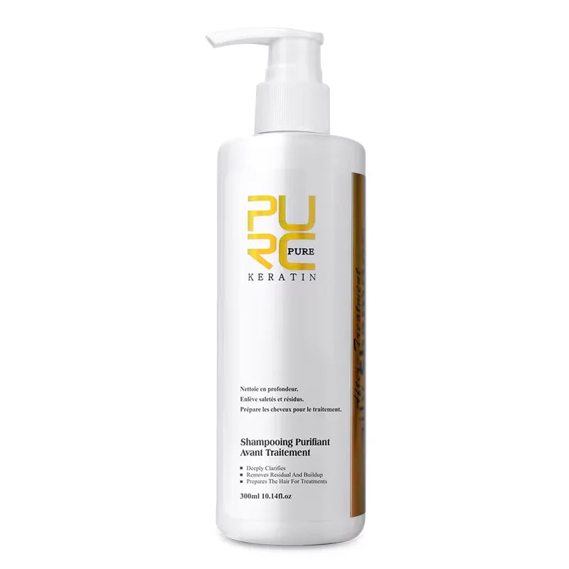 PURC Hair Purifying Shampoo Conditioner Keratin Hair Treatment Straightening Smoothing Professional Hair Care Salon Products Halalzen