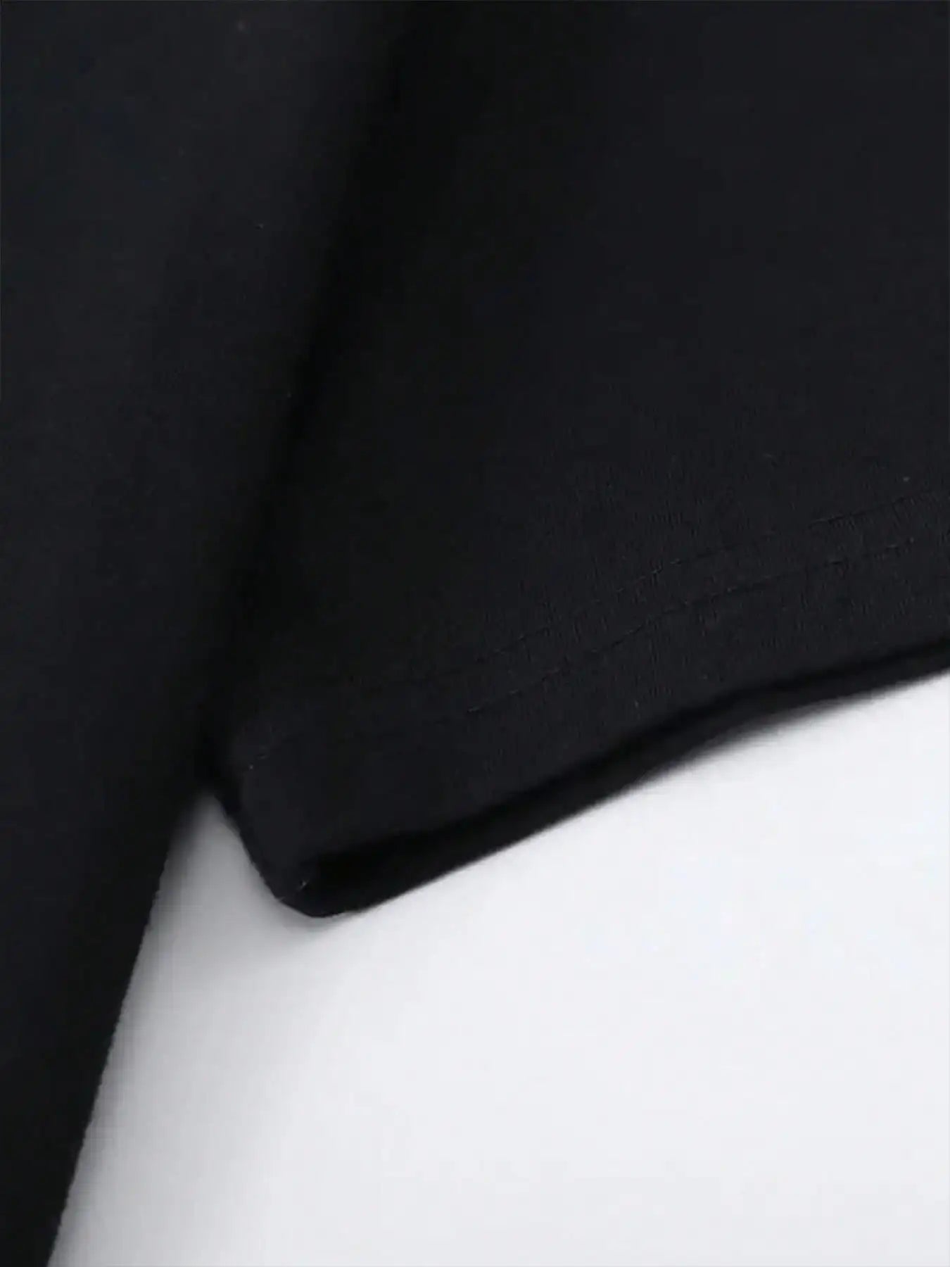 Stay Positive Shark Lovers Graphic T-Shirt Black Short Sleeve Cotton Motivational Ocean Wildlife Design for Men