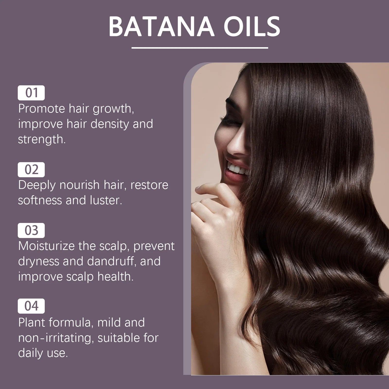 Hoegoa Batana Oil Natural Organic Growth Repair Split Ends Nourish Scalp Strengthen Hair Roots Anti Loss Hair Treatment Mask